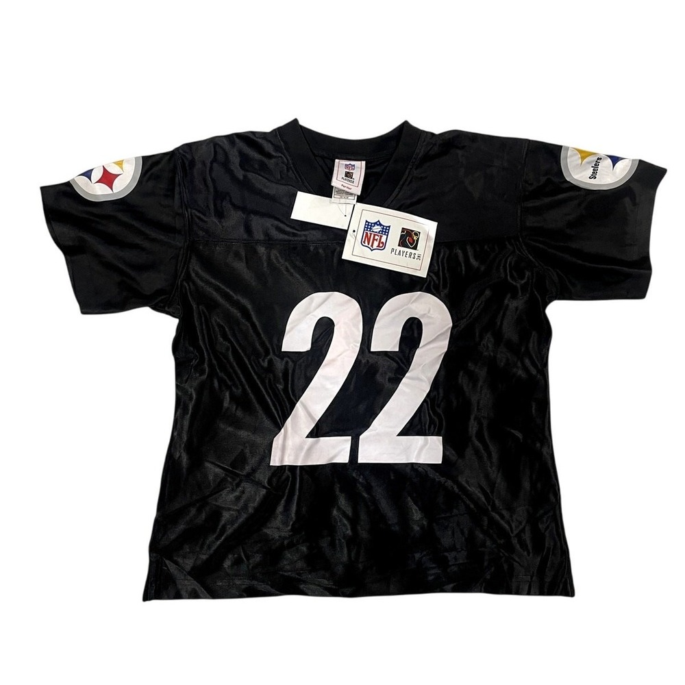 NFL Players Pittsburgh Steelers Duce Staley 22 Women's Jersey Black Size M